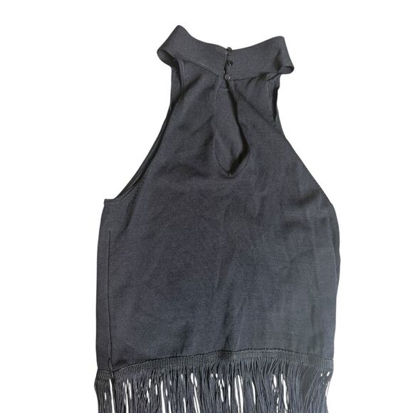 ZARA FRINGED RIBBED TOP sz S - Picture 6 of 11